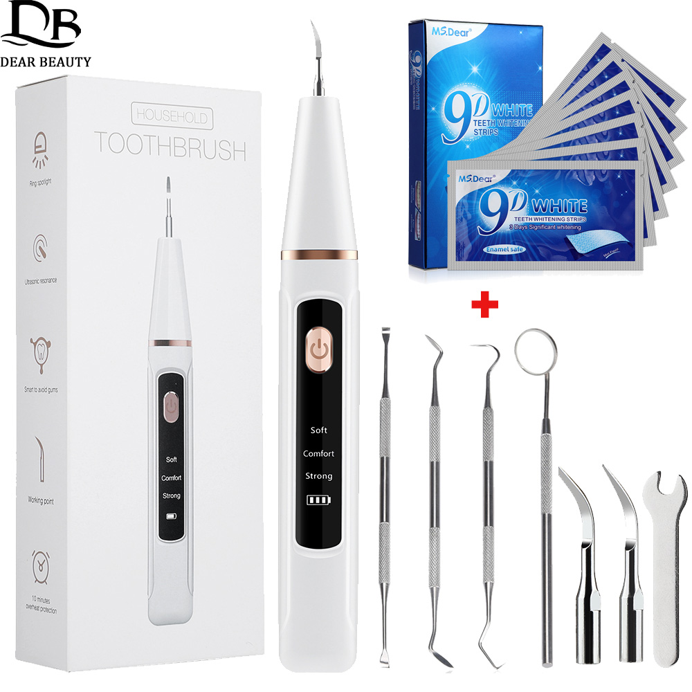 Teeth Whitening Professional - Ultrasonic Dental Calculus Remover And 9D