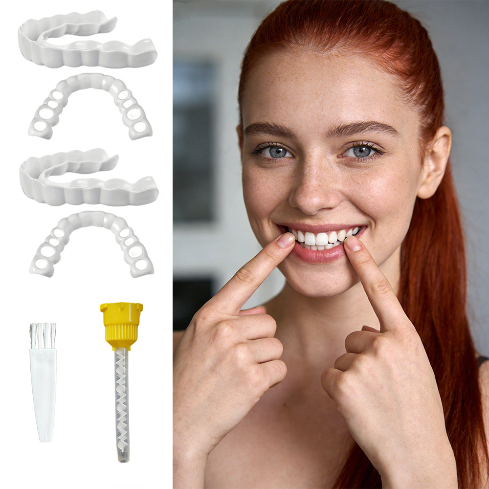 Teeth Whitening Video - KOL Influencer Teeth Veneers Reusable Instant
