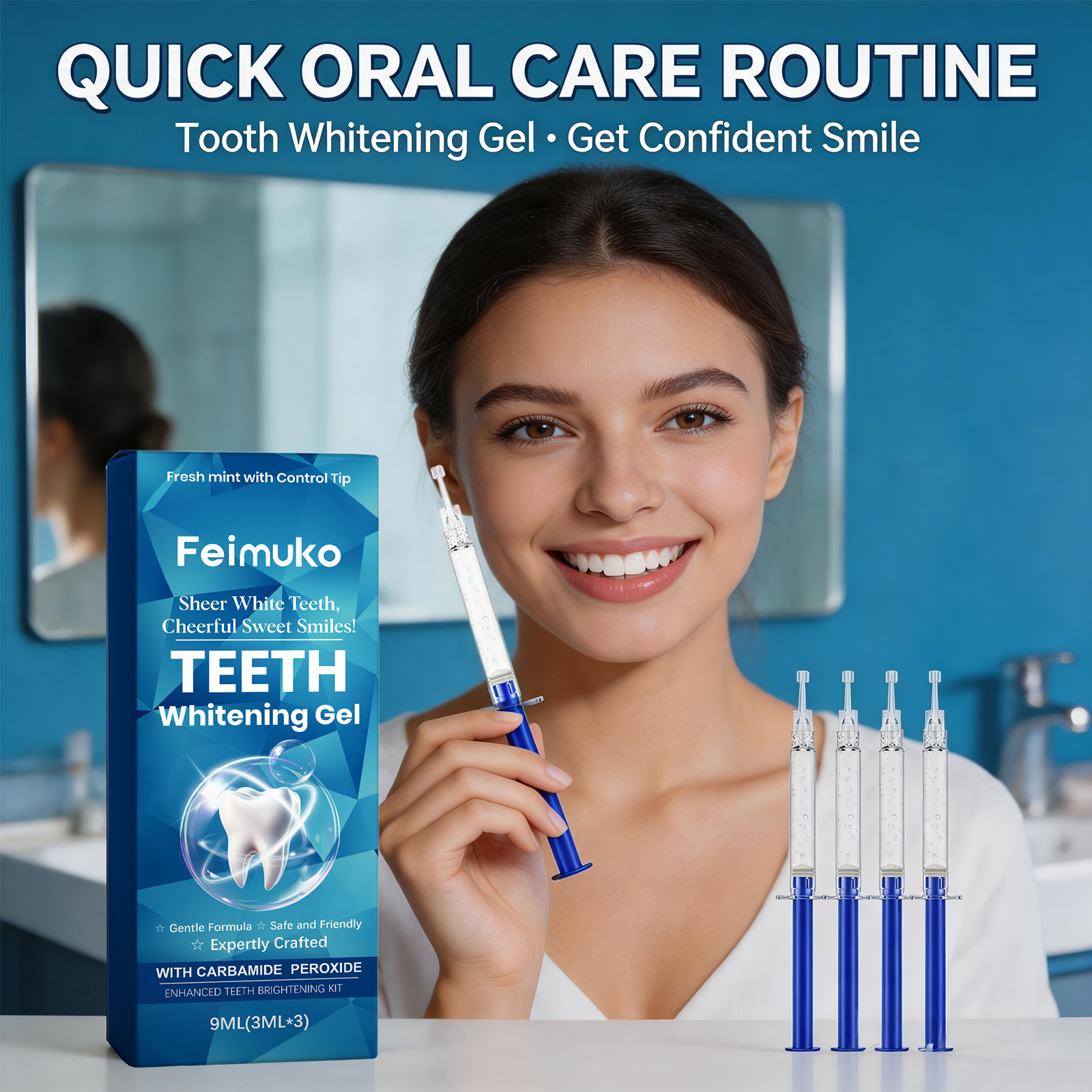 Teeth Whitening Gel Gentle Cle - Teeth Whitening Yellow Teeth 评论和价格