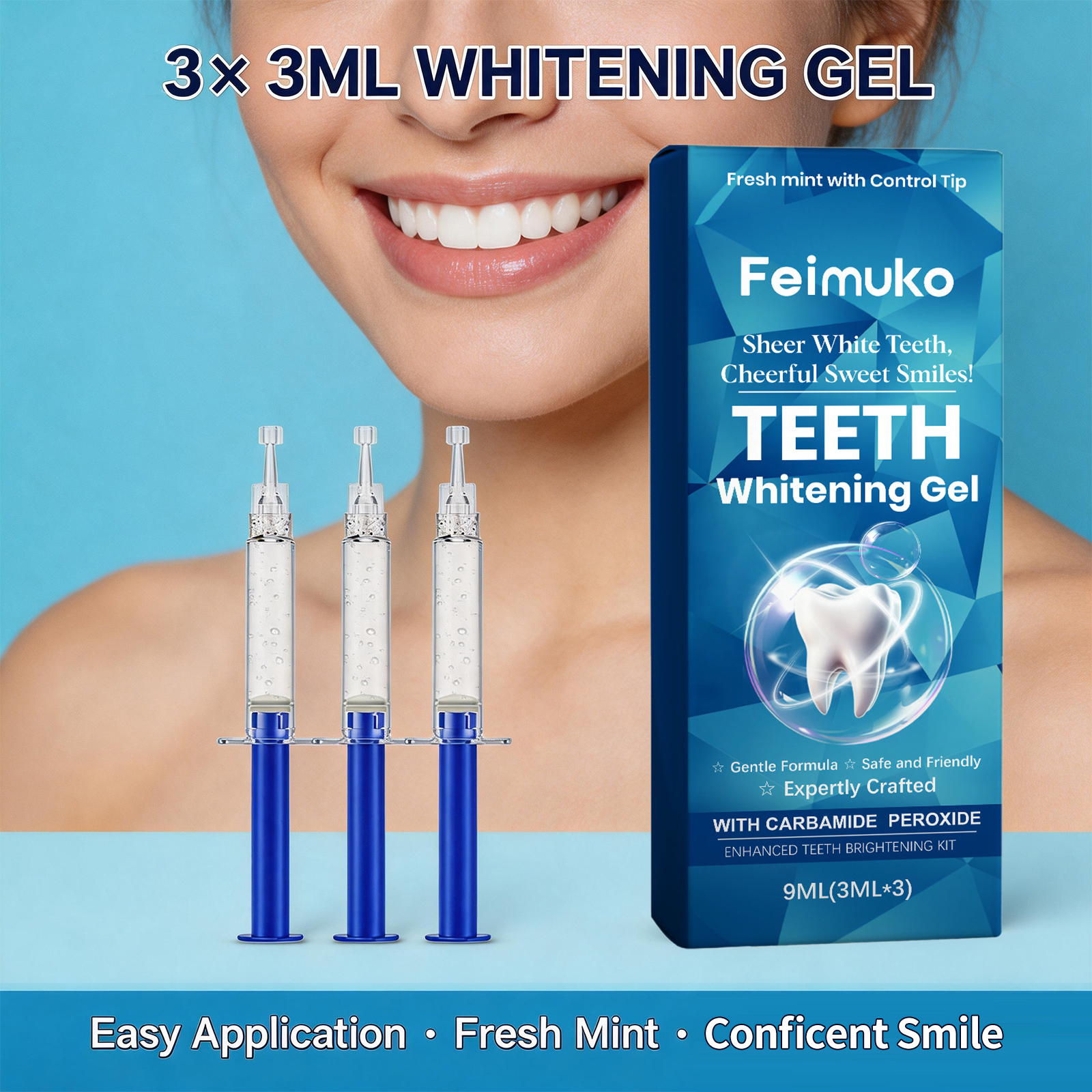 Teeth Whitening Gel Gentle Cle - Teeth Whitening Yellow Teeth 评论和价格