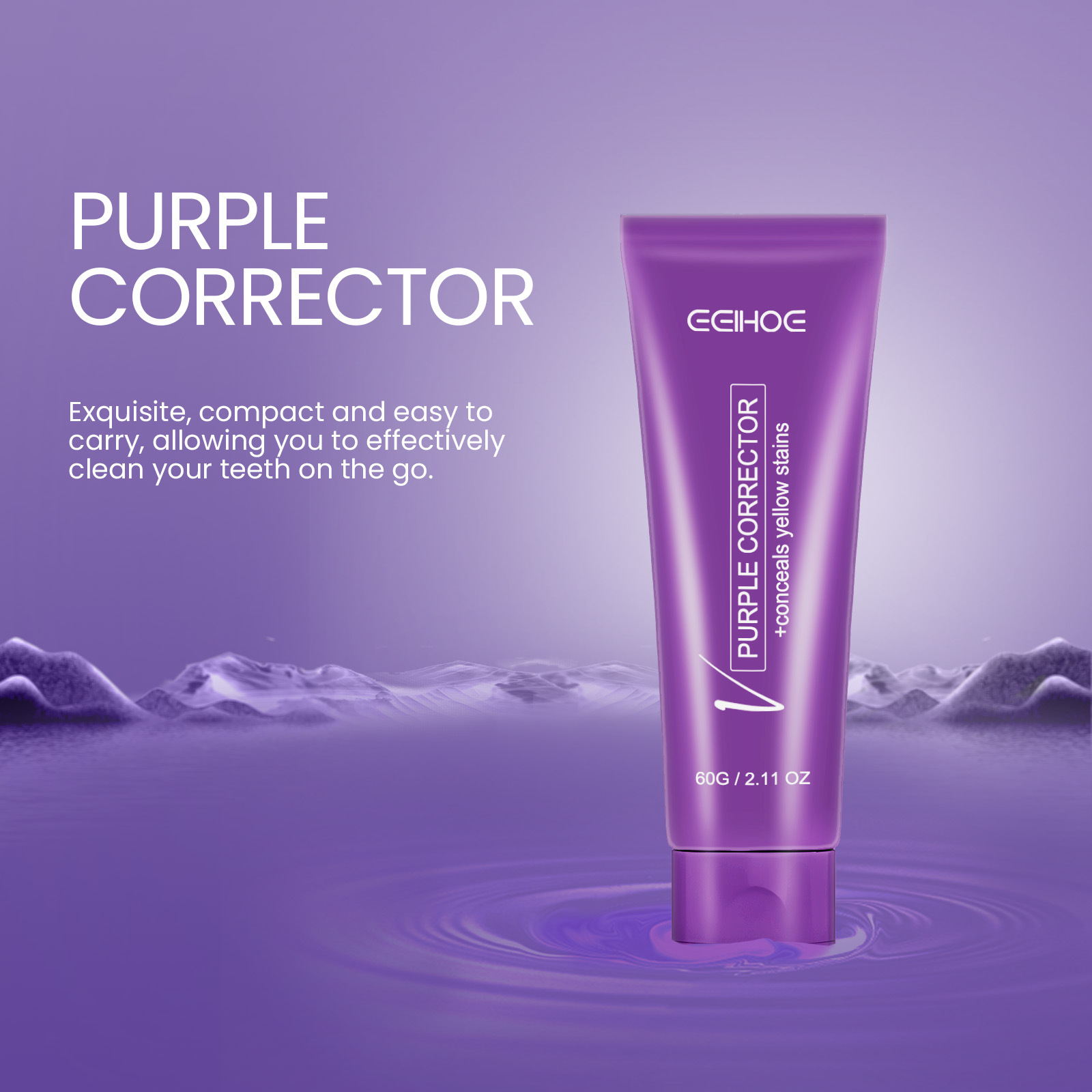 Teeth Whitening Purple Toothpa - Teeth Whitening Yellow Teeth 评论和价格