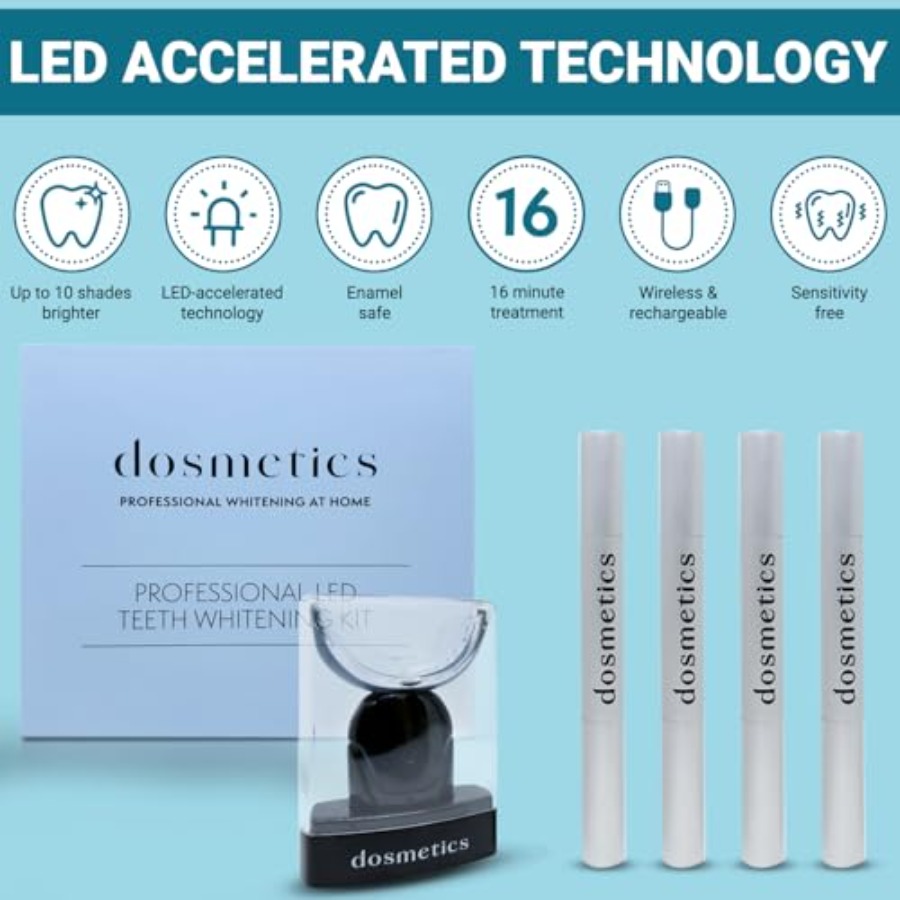Teeth Whitening Kit with LED L - Teeth Whitening Gel Pen 评论和价格