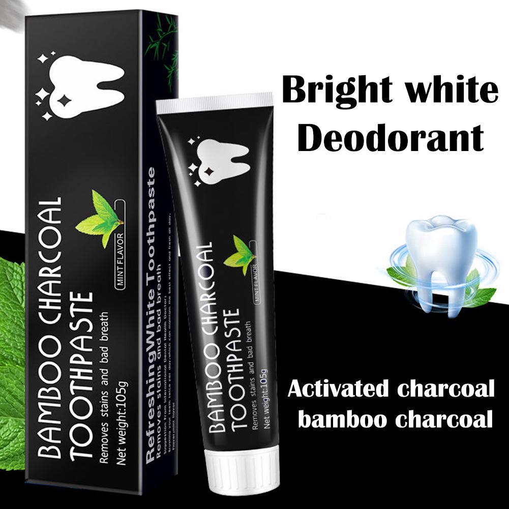 Bamboo Charcoal Toothpaste,Tee - Teeth Whitening Yellow Teeth 评论和价格