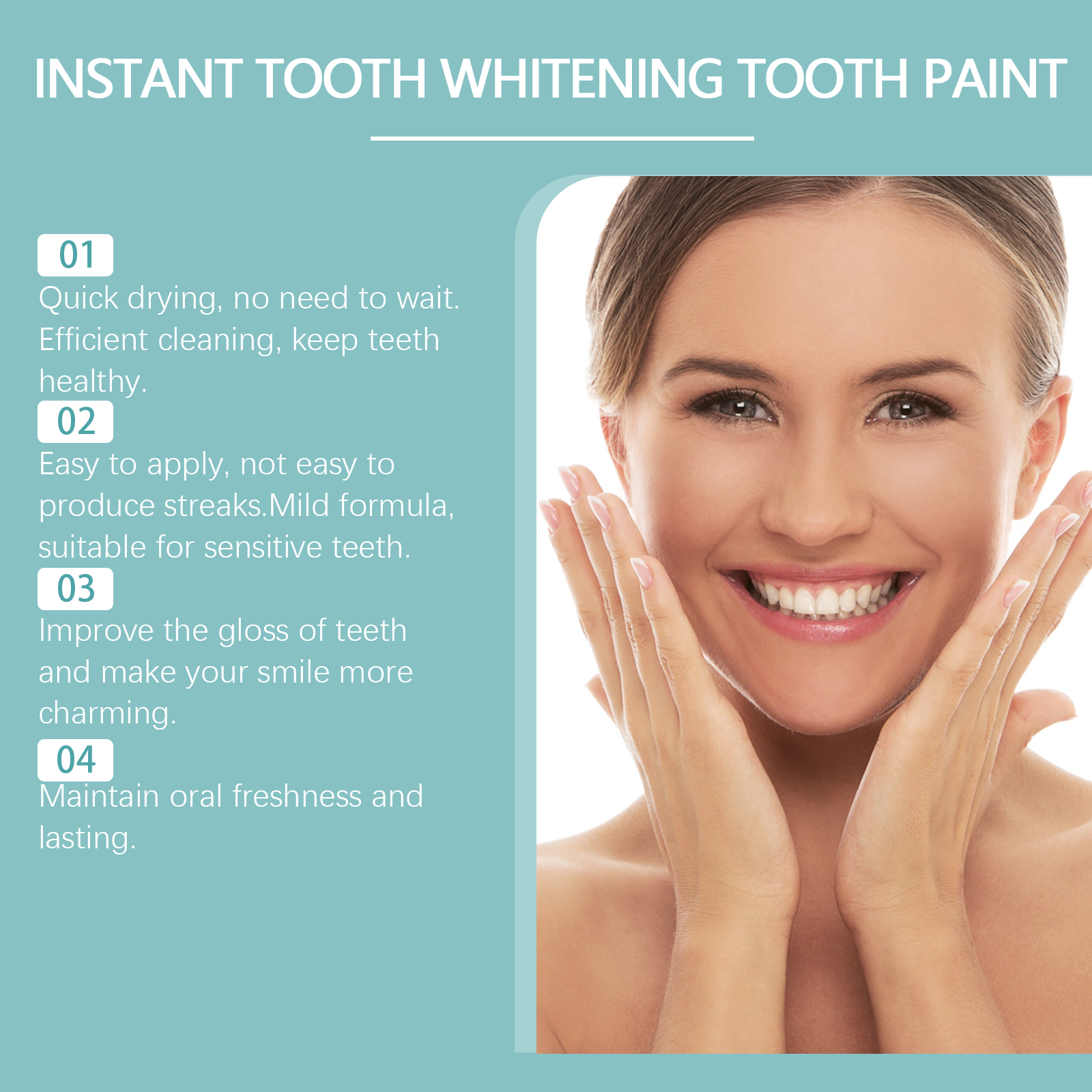 Instant Teeth Whitening Paint  - Teeth Whitening Gel Pen 评论和价格