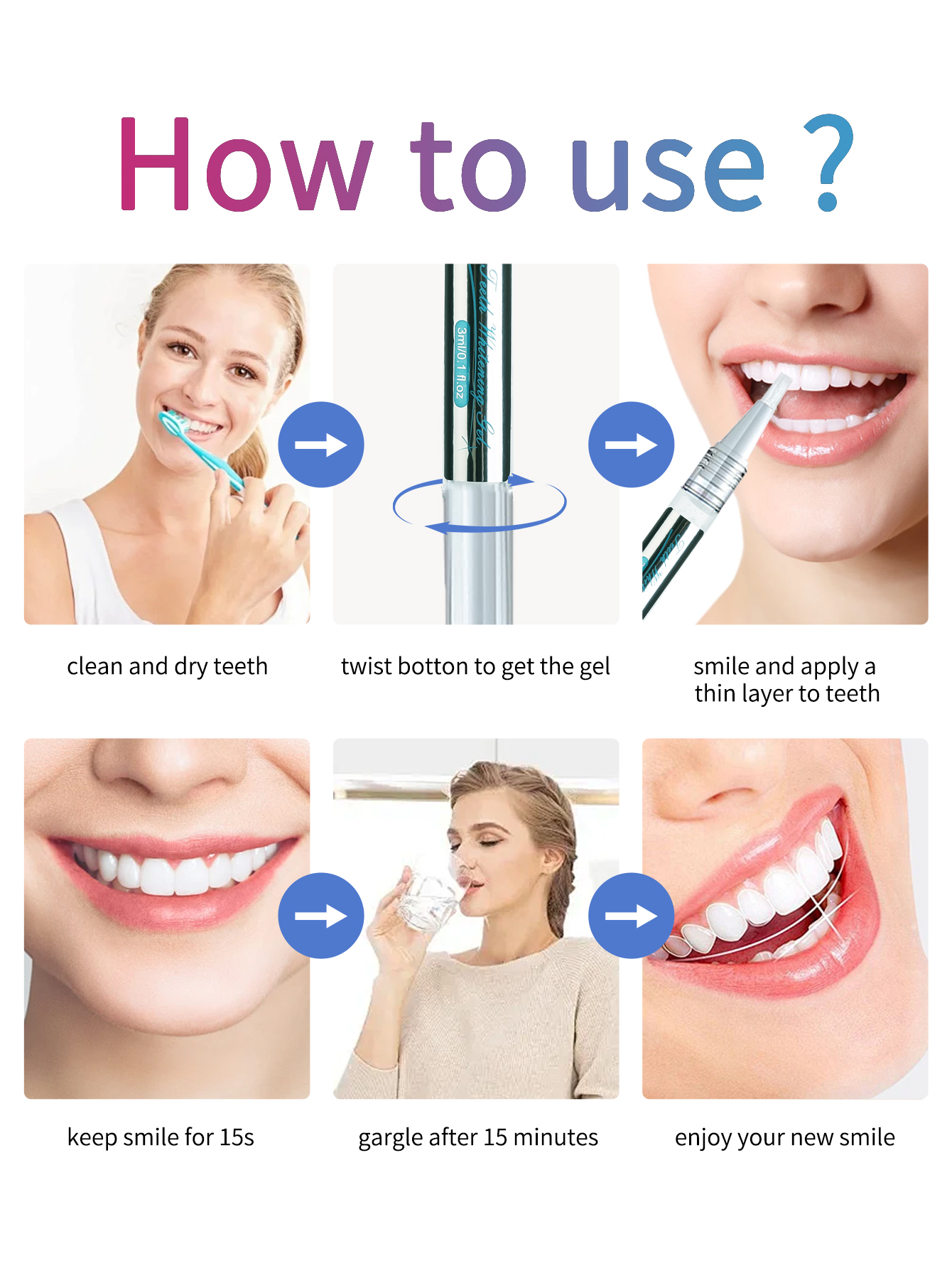 Hedva PAP+ Teeth Whitening Pen - Teeth Whitening Gel Pen 评论和价格