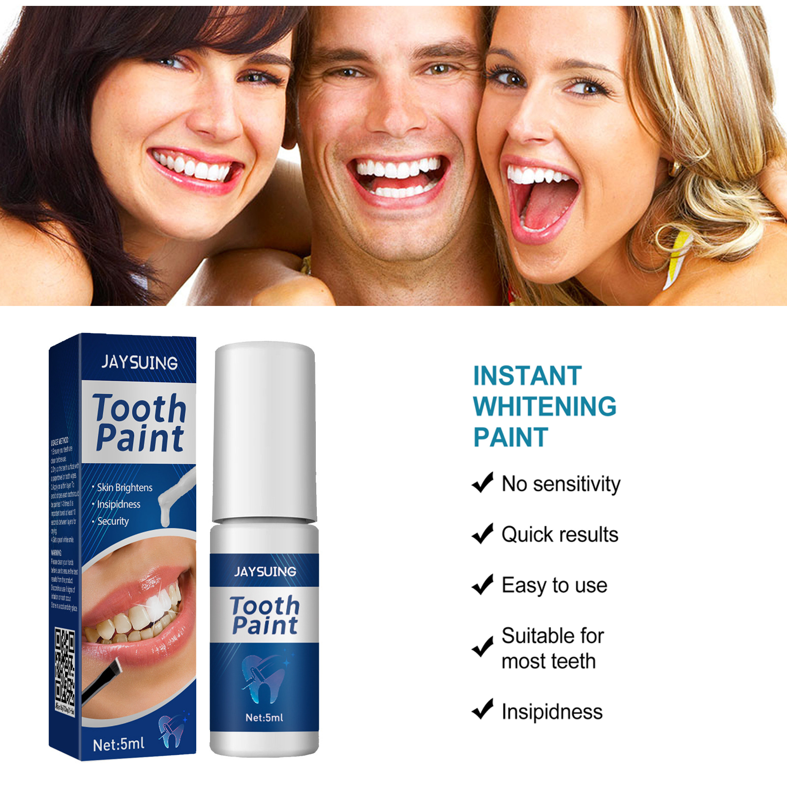 Teeth Brighten Paint Instantly - Teeth Whitening Gel Pen 评论和价格