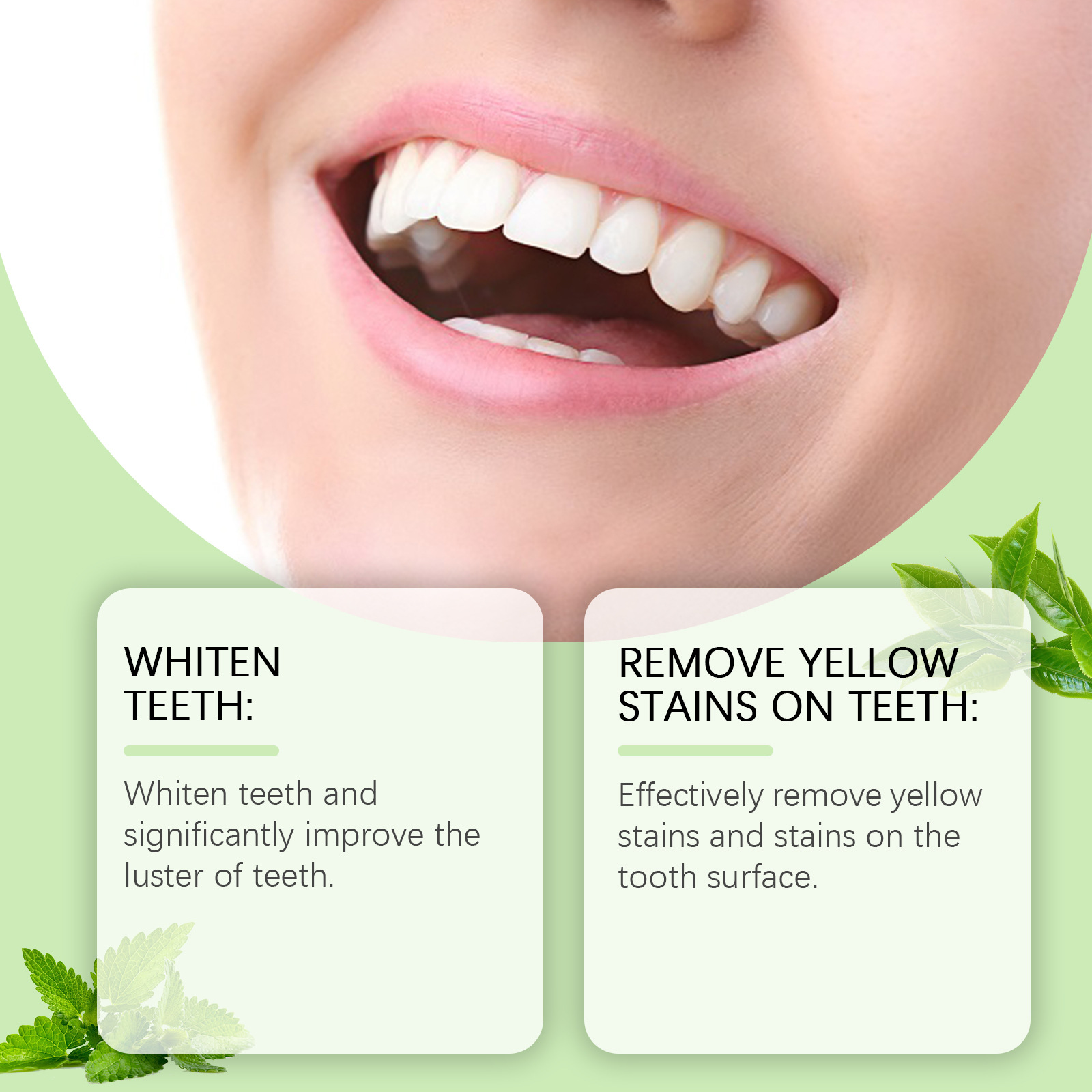 Herbal Green Whiten Toothpaste - Teeth Whitening Yellow Teeth 评论和价格