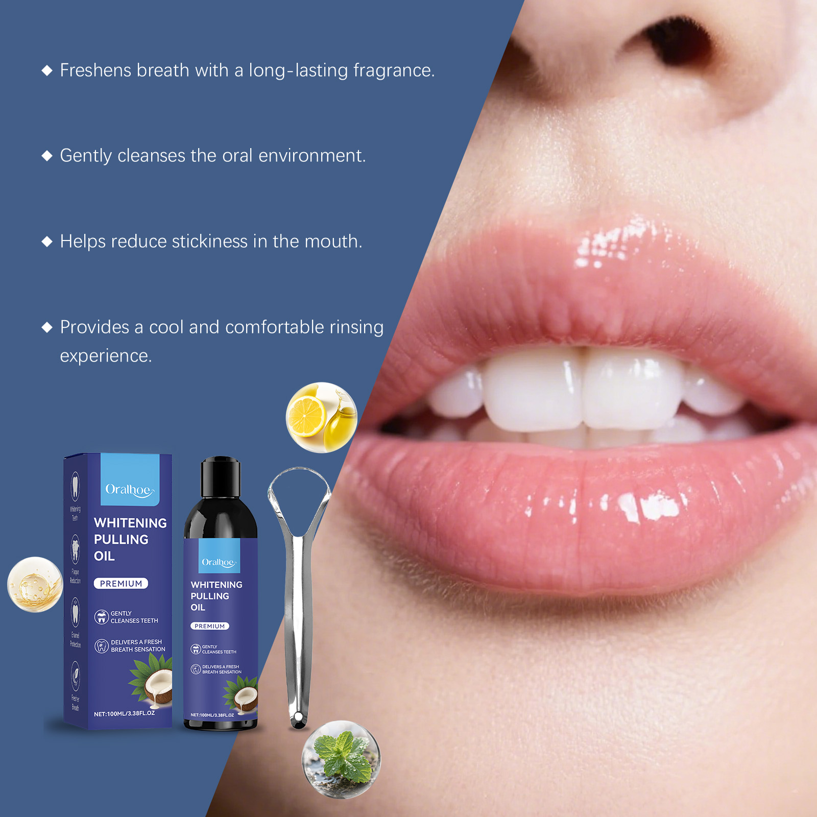 Coconut Mint Pulling Oil Refre - Teeth Whitening With Coconut Oil 评论和价格