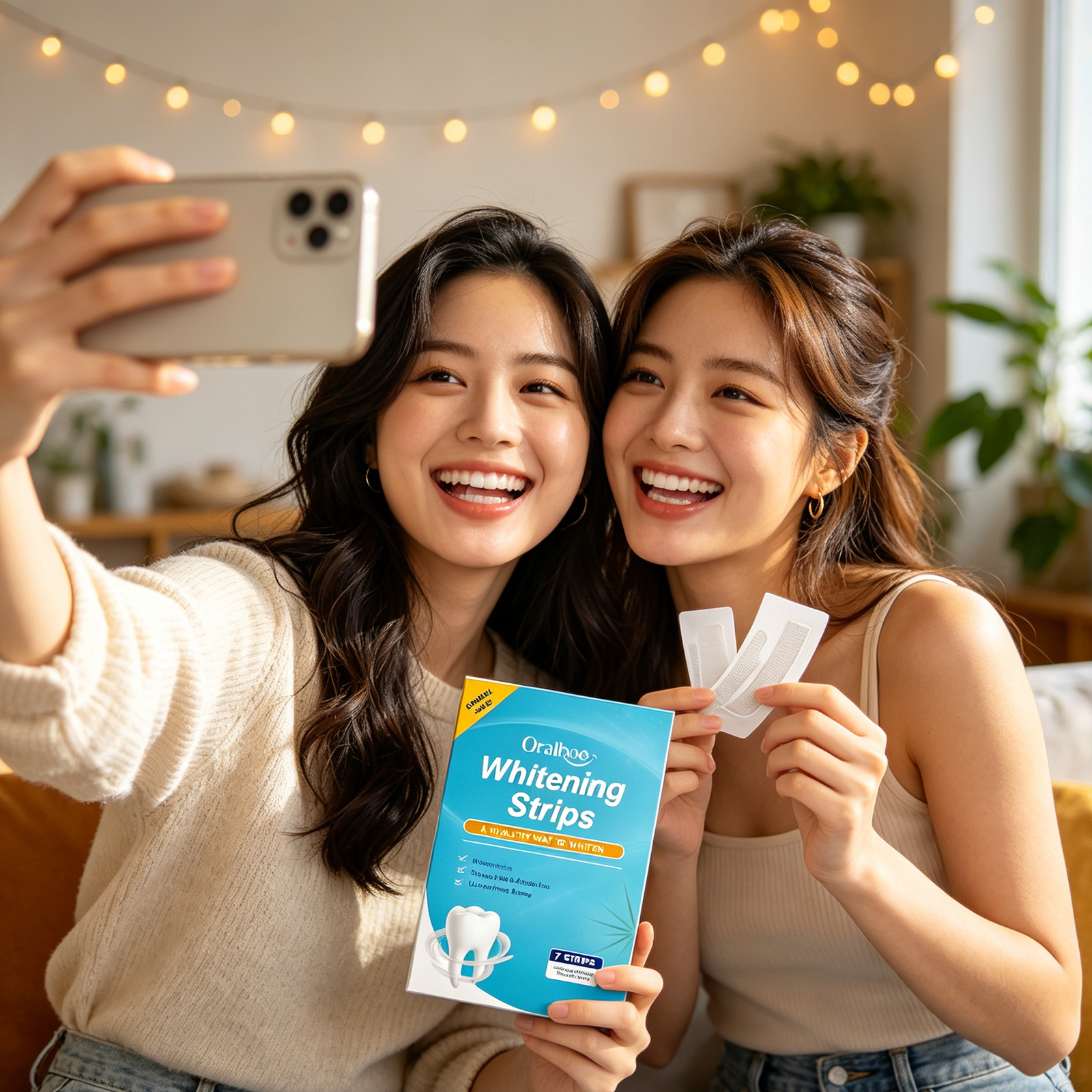 Oralhoe Teeth Whitening Strips - Teeth Whitening With Coconut Oil 评论和价格