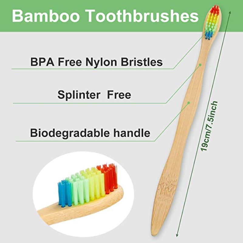 50/100PCS Colorful Natural Bam - Teeth Whitening Video 评论和价格