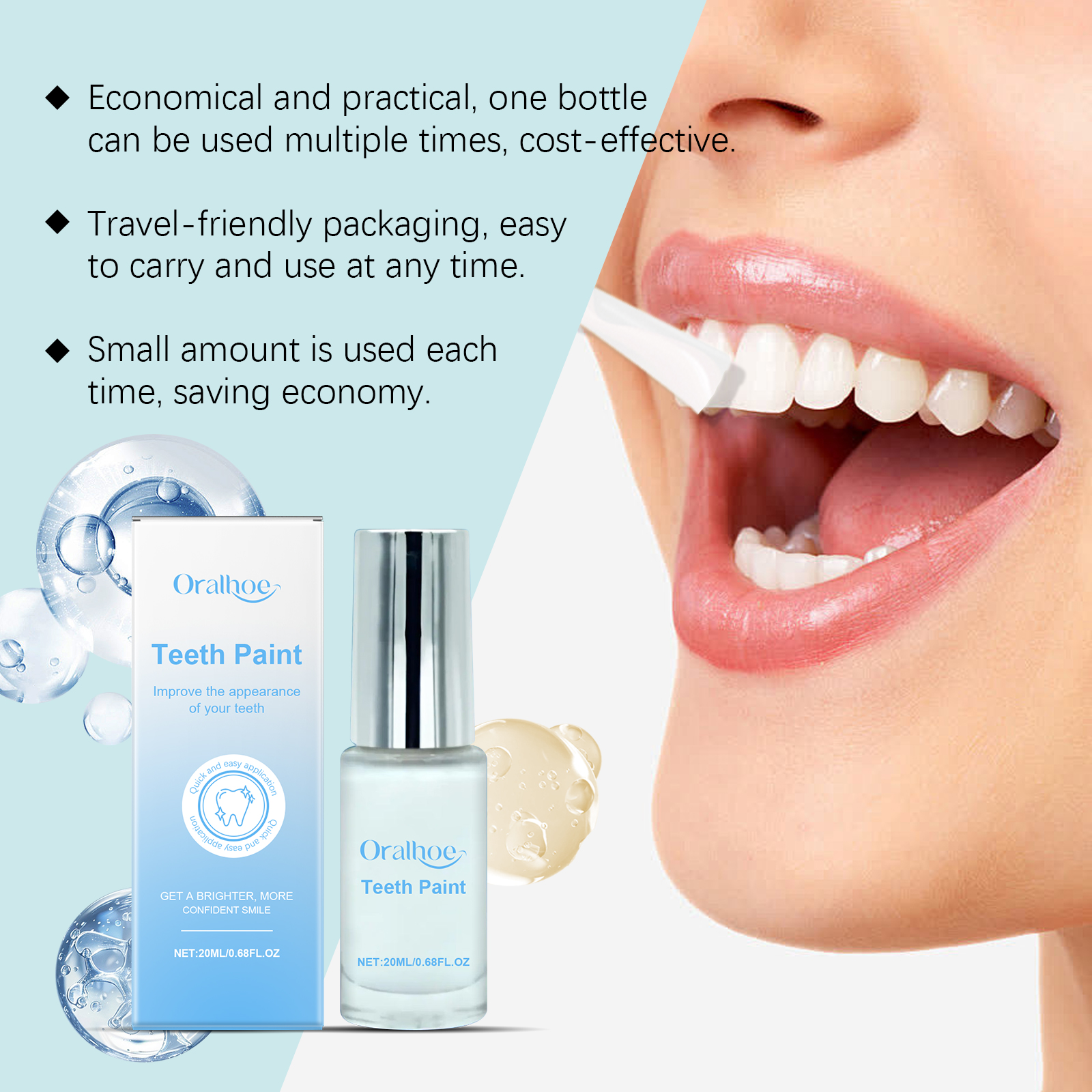 20ml Teeth Whitening Paint - I - Teeth Whitening Gel Pen 评论和价格
