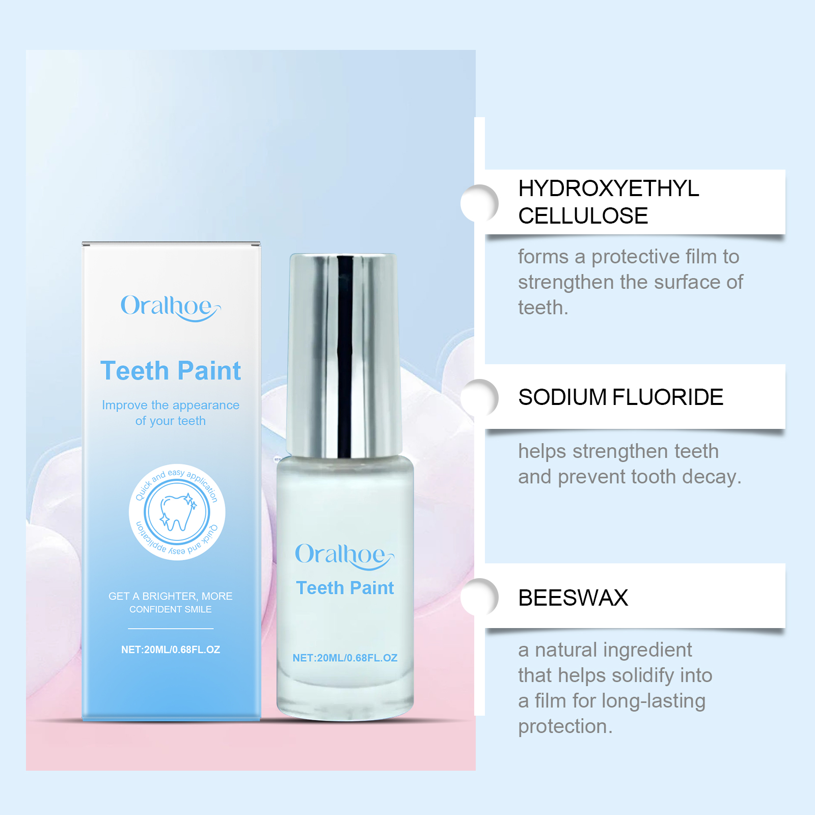 20ml Teeth Whitening Paint - I - Teeth Whitening Gel Pen 评论和价格