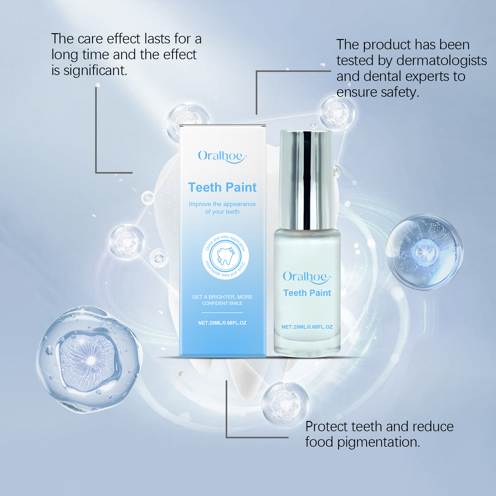 20ml Teeth Whitening Paint - I - Teeth Whitening Gel Pen 评论和价格