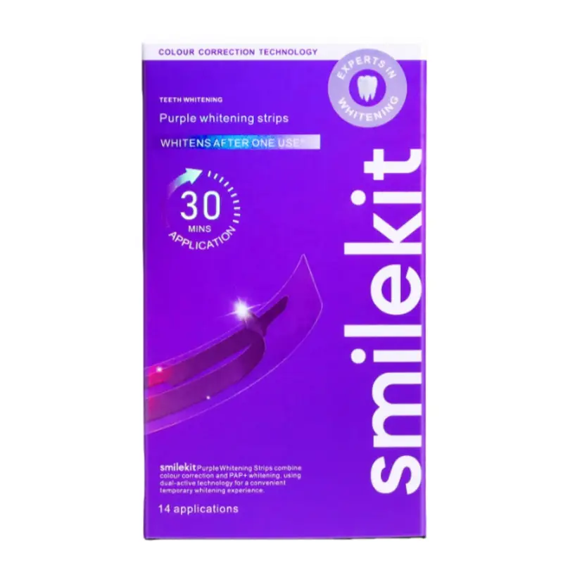 14 Pairs Purple Dental Strips  - Teeth Whitening Gel Pen 评论和价格