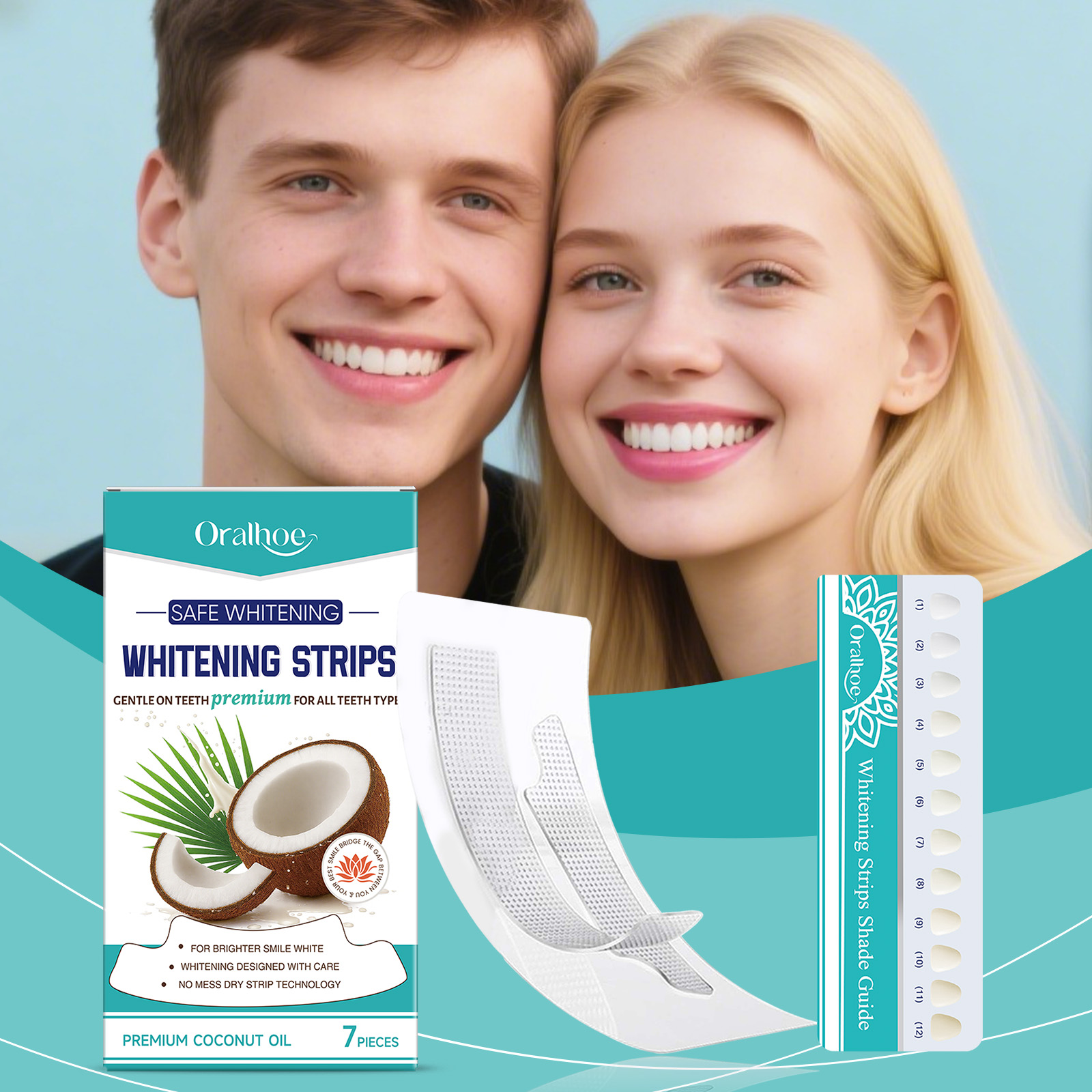 Teeth Whitening Strip Dental B - Teeth Whitening Yellow Teeth 评论和价格