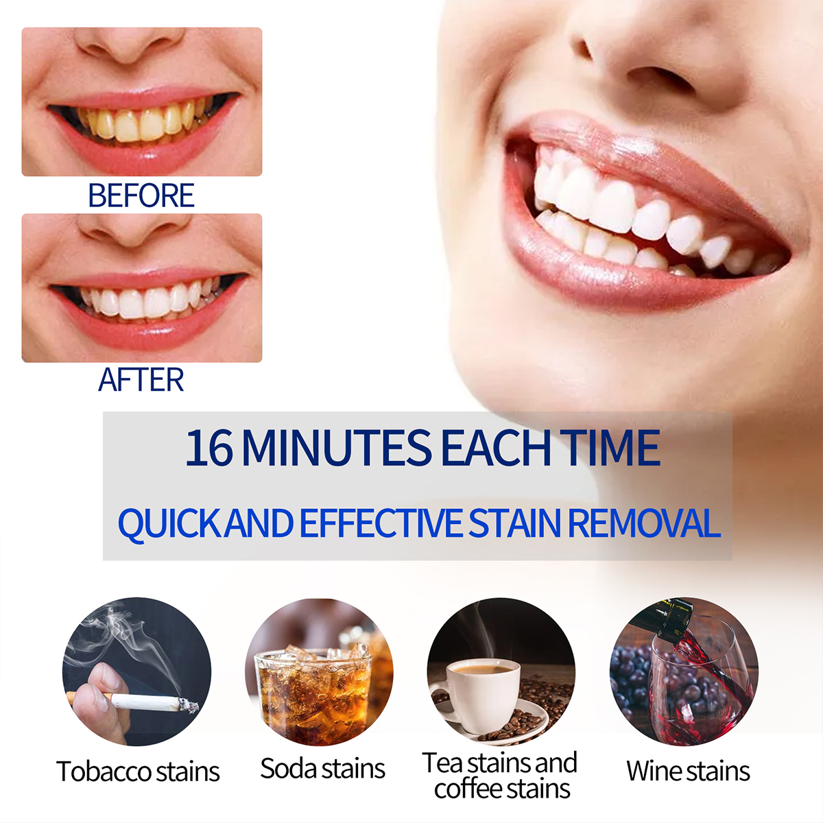 Portable Teeth Whitening Lamp  - Teeth Whitening Yellow Teeth 评论和价格