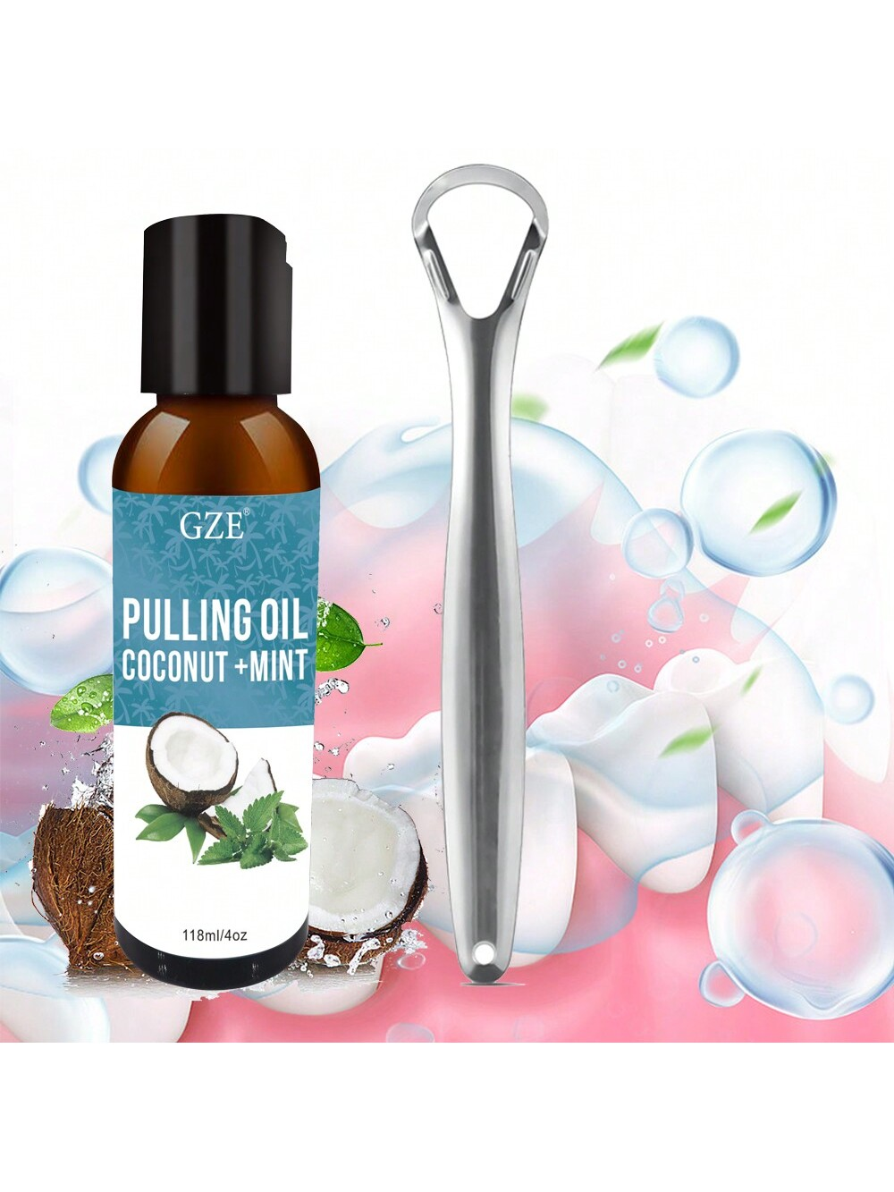 GZE Coconut Oil Pulling with N - Teeth Whitening With Coconut Oil 评论和价格