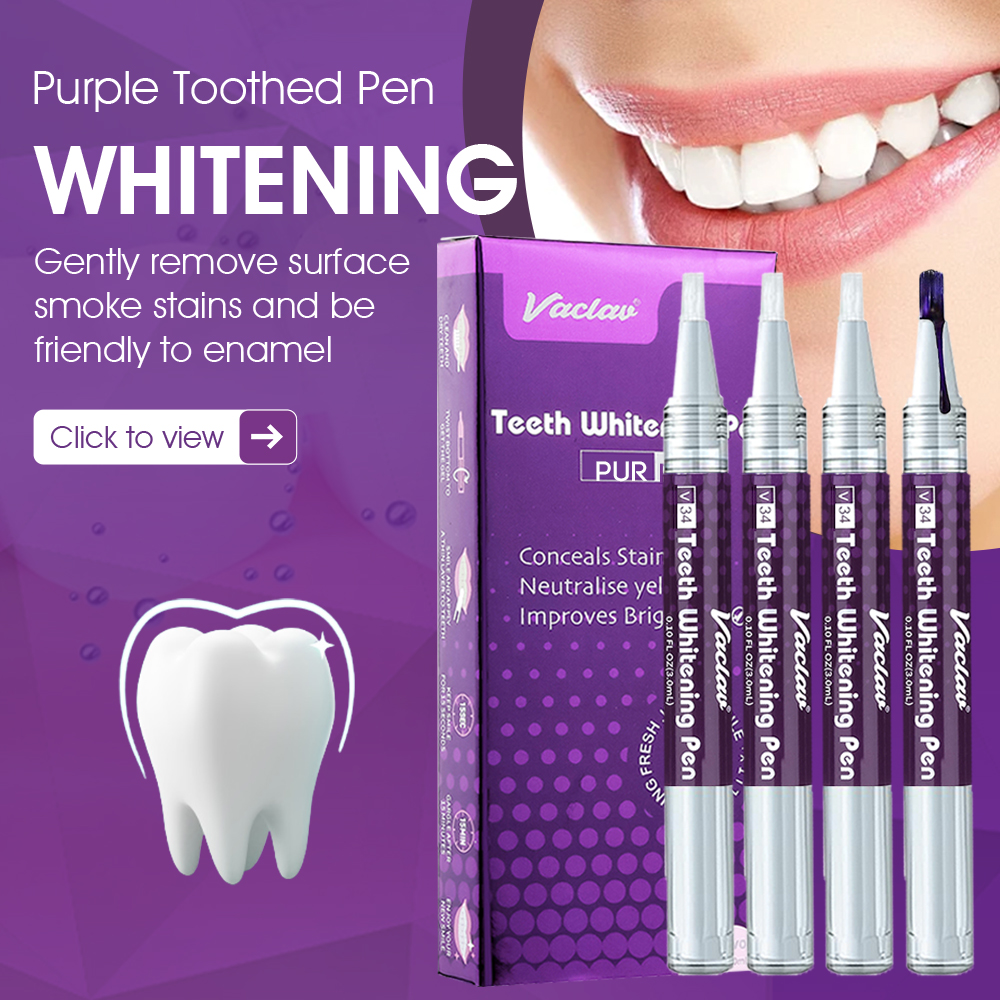 Vaclav V34 Purple teeth whiten - Teeth Whitening Gel Pen 评论和价格